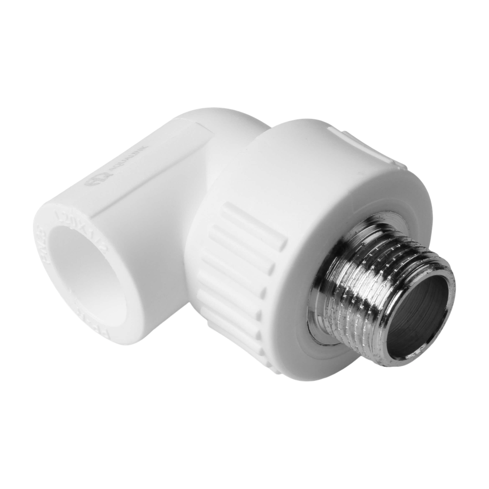 Уголок PP-R комбинированный 20x3/4" нар, 03555