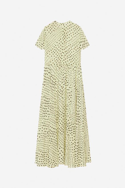 ZARA ПЛАТЬЕ В ГОРОШЕК — THE ITEM ZARA WOMAN, ВАНИЛЬНЫЙ