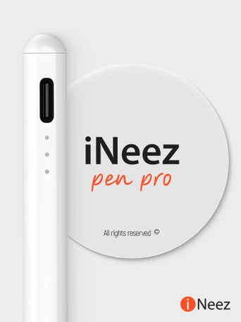 Стилус iNeez Pencil Pen Pro stylus for iPad Pro (BT) White