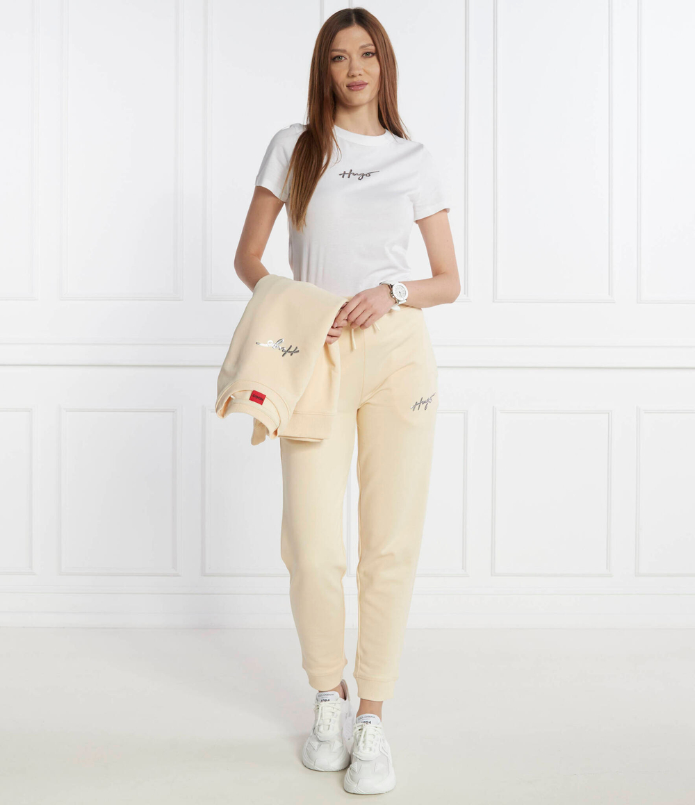 Спортивные штаны Easy Jogger 3 HUGO - бежевый(50509171)