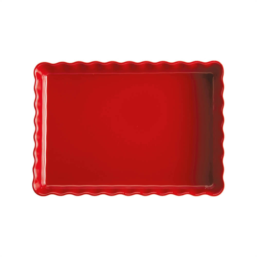 Форма для пирога 24х34x4 см, Emile Henry, цвет: гранат