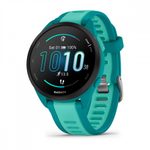 Часы Garmin Forerunner 165 Music зеленый c бирюзовым ремешком, 010-02863-32