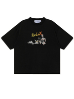 Мужская Футболка Relax Vintage Wash Reversible