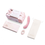 Массажер 17,8см для G-точки из розового кварца Le Wand Crystal G-Wand LW-032-RQ