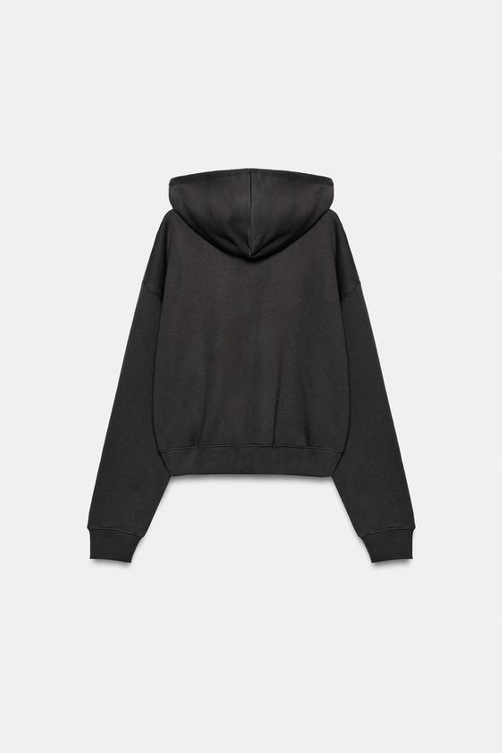 ZARA ХУДИ С МОЛНИЕЙ, АНТРАЦИТОВО-СЕРЫЙ