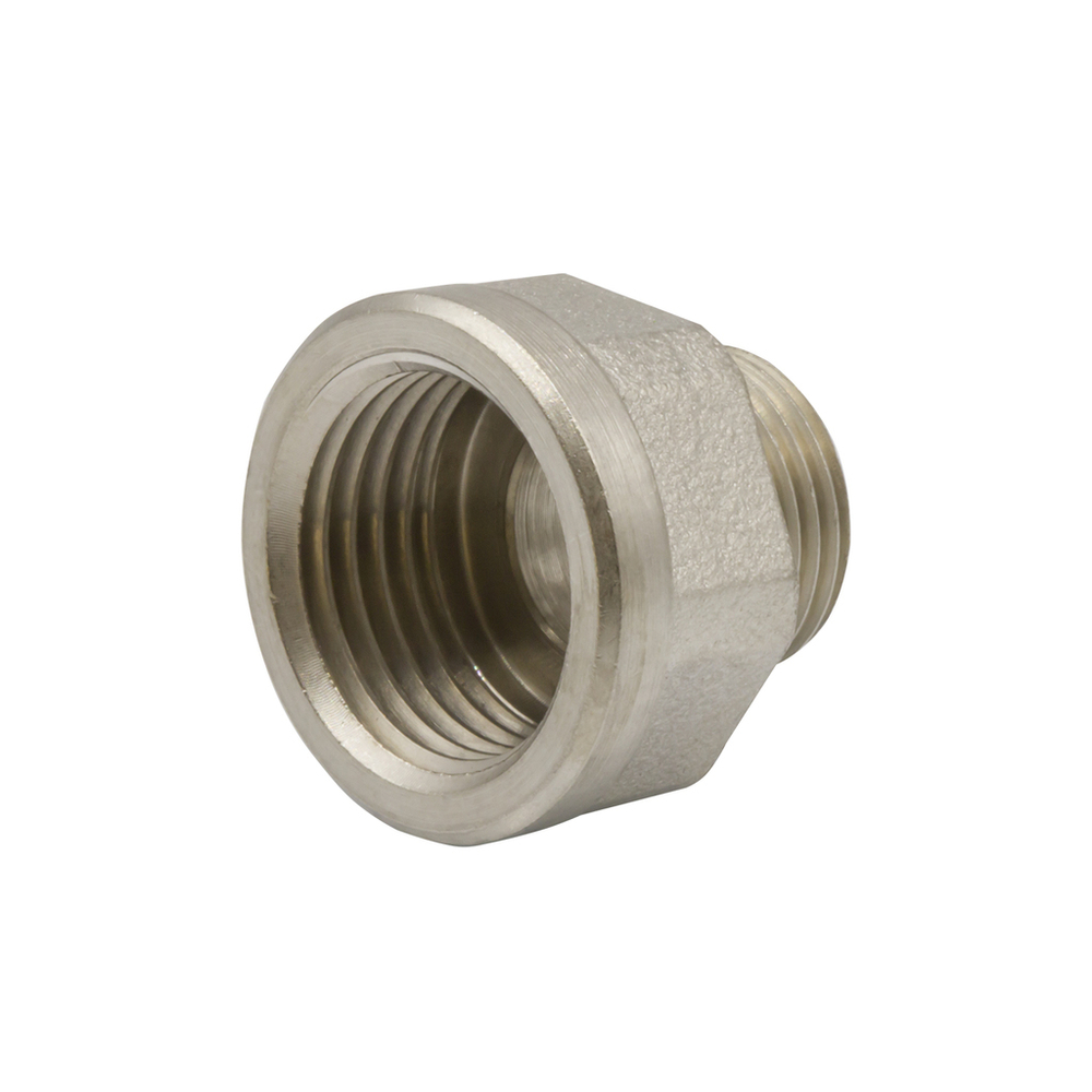Переходник 1/2'' - 3/8'' вн/нар никель