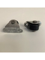 Опора роликовая 313 с пластиковым колесом D26, 2 шт