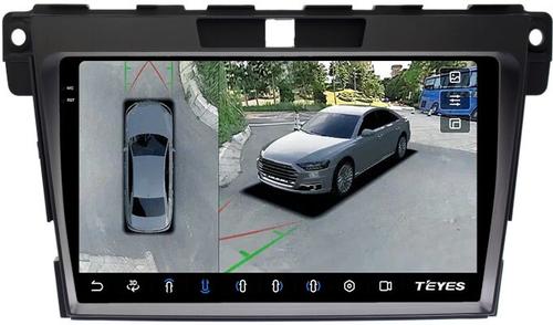 Магнитола для Mazda CX-7 2006-2012 - Teyes CC3-2K-360 на Android 10, Быстрая, 2K QLED, CarPlay, 4G SIM-слот, 4 камеры в комплекте