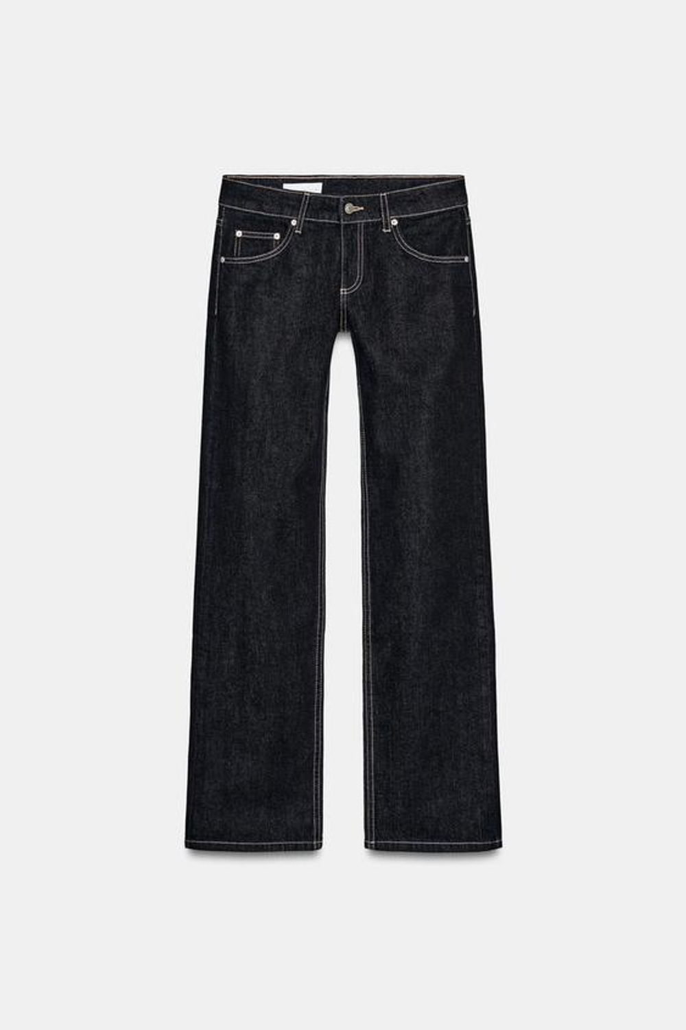 Джинсы TRF с низкой талией и широкими брючинами - ZARA