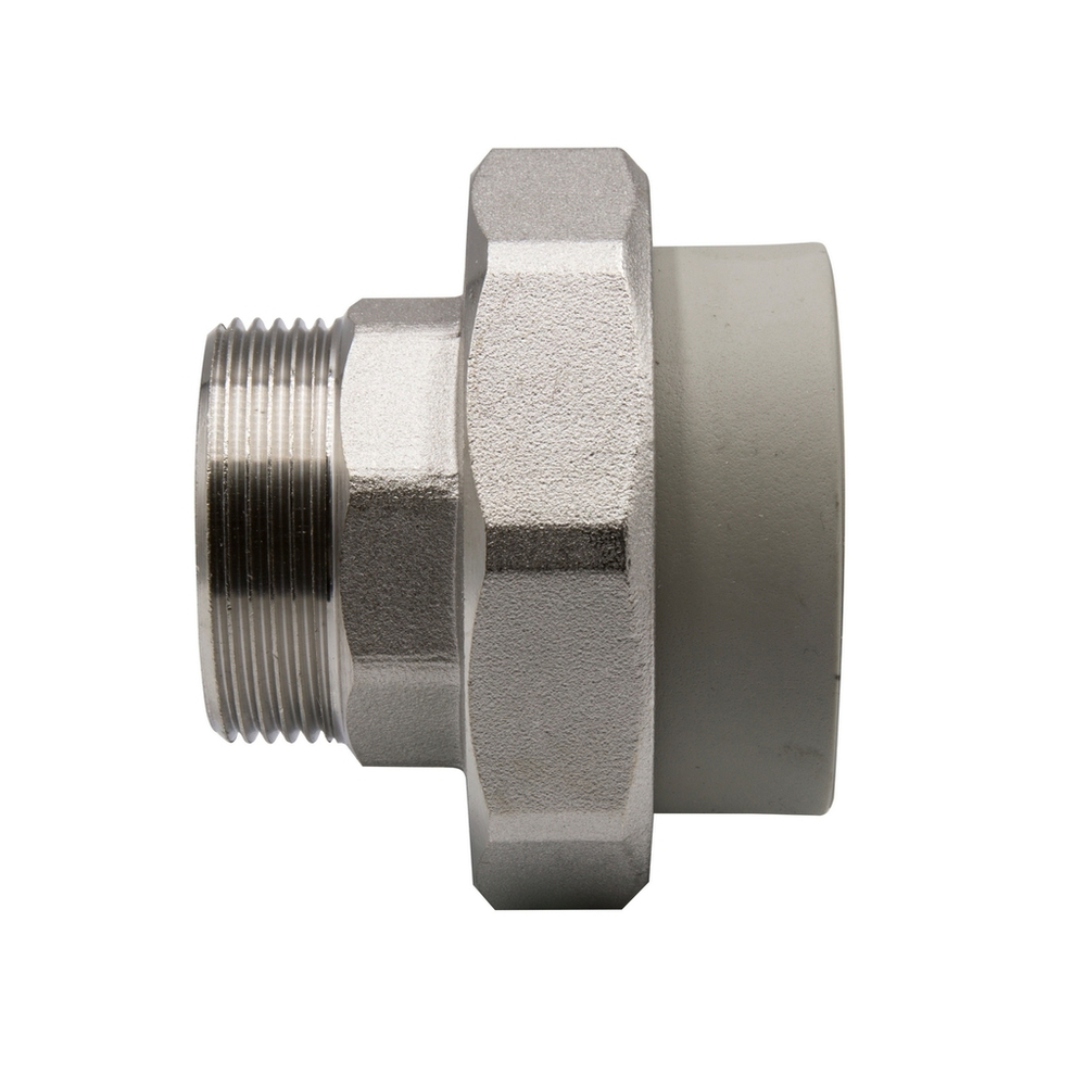 Муфта комб. разъемная, нар 50х1 1/2" EVER® СЕРЫЙ (Россия)