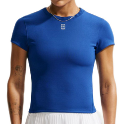 Женская футболка Nike Court Advantage Dri-Fit Short-Sleeve Tennis — old royal/white