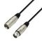 Adam Hall K3MMF3000 - кабель микрофонный XLR (F) - XLR (M), 2 x 0.31 мм2, 30 м, черный