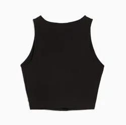 Топ женский PUMA WARDROBE ESS Ribbed Crop Top