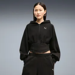 Толстовка женская PUMA STREET GLAM Bedazzled FZ Balloon Sleeve Hoodie FL