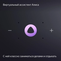 Умная колонка Yandex Станция Миди Алиса малиновый 24W 1.0 BT/Wi-Fi 10м (YNDX-00054PNK)