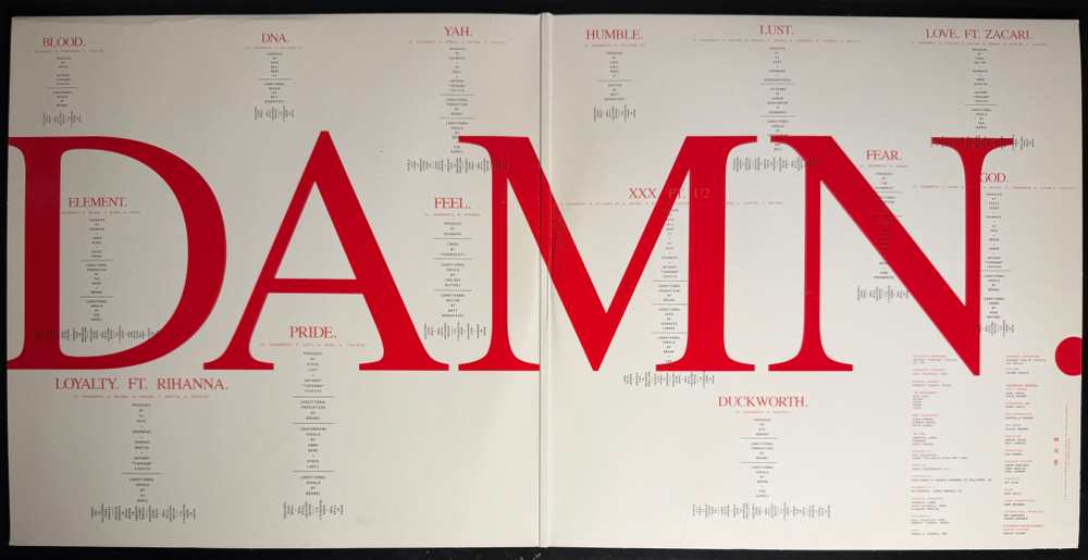 Kendrick Lamar - Damn 2LP (Европа 2022г.)