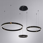 Подвесная светодиодная люстра Arte Lamp SHINE A2222SP-3BK