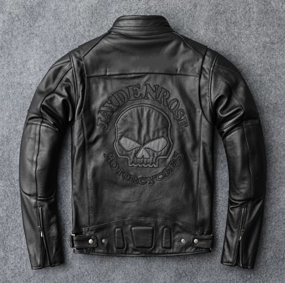 Мотокуртка jackdenrose кожа 5XL (с эмблемой)