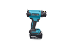 Аккумуляторный тепловой пистолет-фен Makita LXT 18В, 550 град, 2 скорости,6 режимов, кейс MakPac ,насадки 5.0Ач х1,з/у DHG181RT1J