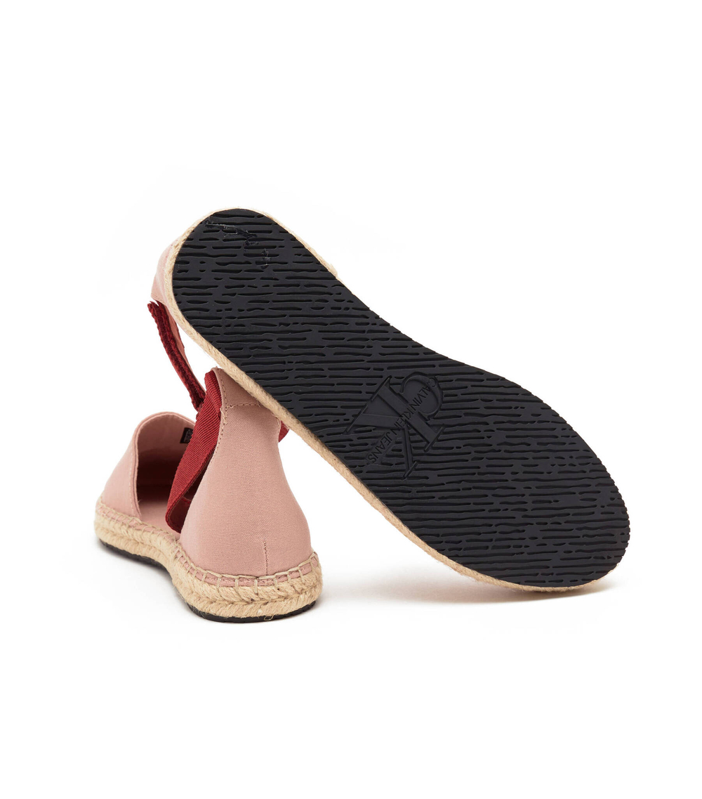 Эспадрильи Ankle CALVIN KLEIN JEANS - пудро-розовый(YW0YW01027)