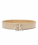 Кожаный ремень Calvin Klein - бежевый(K60K613156)