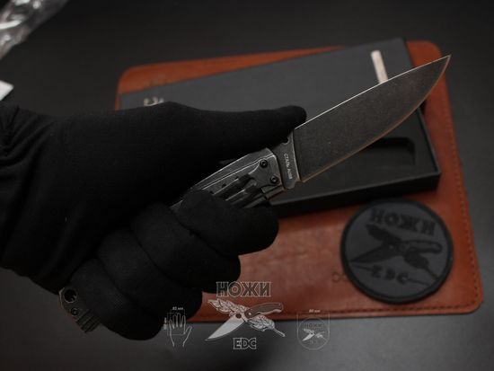 Складной нож Городской универсальный НОКС "Капитан", сталь AUS-8 333-580006 c клинком из стали AUS-8, рукоять Stainless Steel
