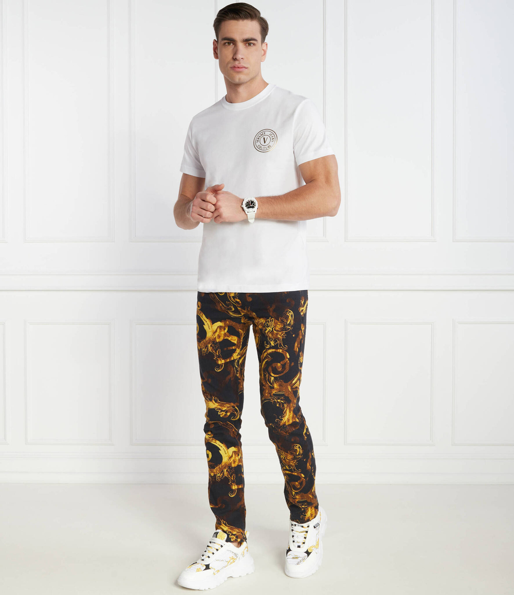Футболка Versace Jeans Couture - белый(76GAHT02CJ00T)