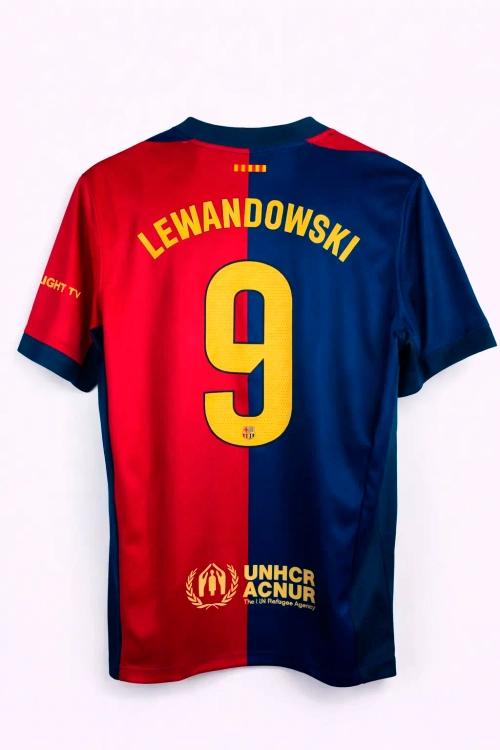 Футболка футбольная Барселона 2024/2025 Левандовски 9