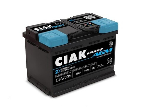CIAK Starter - CSA70GM-CSS - Starter Battery