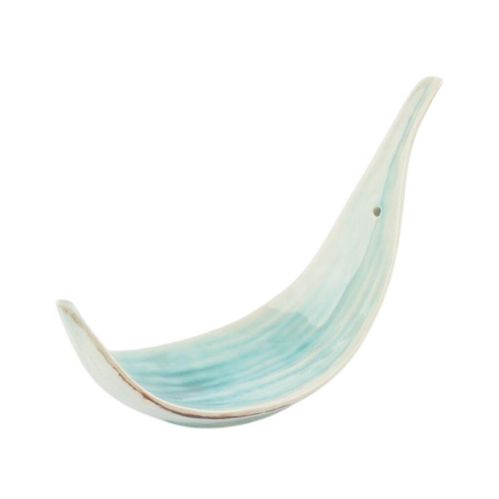 Блюдо для подачи 21*7,4 см h13,5 см для закусок Sea Blue Leaf Frutti di Mare P.L. [1]