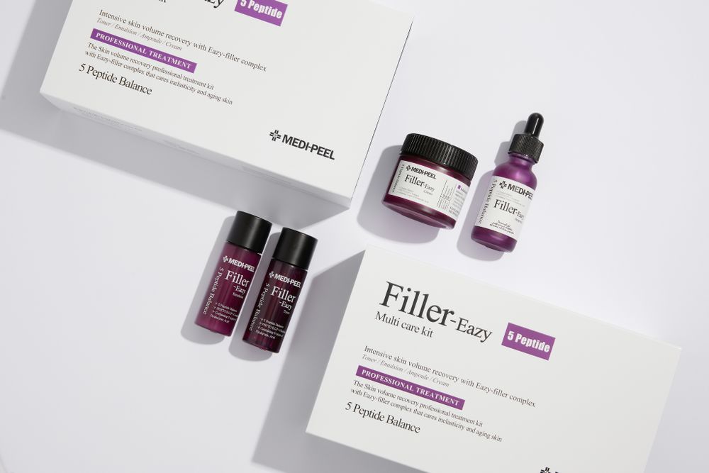 MEDI-PEEL Набор для восстановления упругости кожи с пептидами и EGF Eazy Filler Multi Care Kit (30мл + 30мл + 30мл + 50гр)