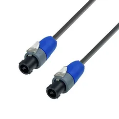 Adam Hall K5S225SS0500 - кабель спикерный NEUTRIK Speakon 2-pole - Speakon 2-pole, 2 x 2.5 мм2, 5.0