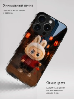 Чехол на iPhone 13 Pro с принтом Лабубу