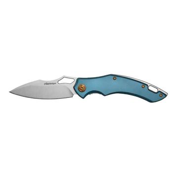 Складной нож Fox FE-030 SPARROW c клинком из стали 9Cr13MoV, рукоять алюминий / Stainless Steel