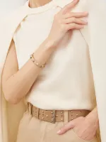 БРАСЛЕТ «MISTRESS» 04 БЕЖЕВЫЙ