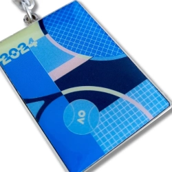 Брелок Australian Open Keyring Poster Court Print