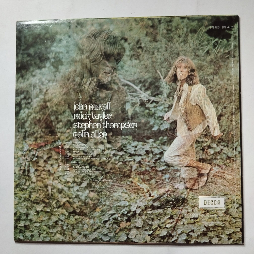Винтажная виниловая пластинка LP John Mayall Blues From Laurel Canyon (Germany 1981)