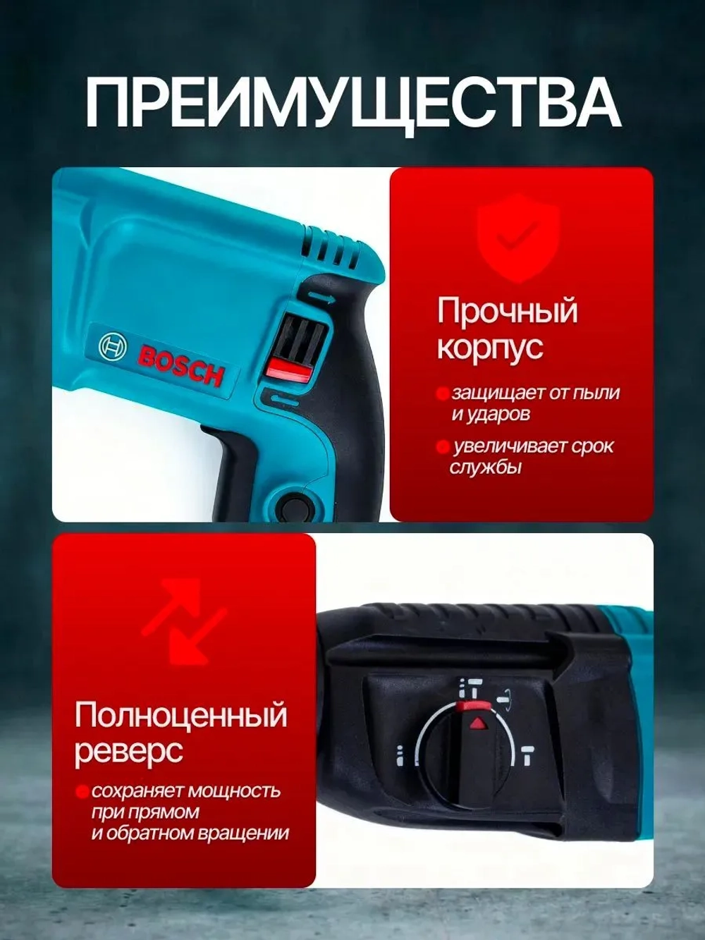 Перфоратор электрический профессиональный сетевой 1800Вт