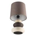 8126/1T COMFI LN26 510 коричневый/бежевый/белый, керамика/текстиль Настольная лампа Е14 1*40W 220V LATZA