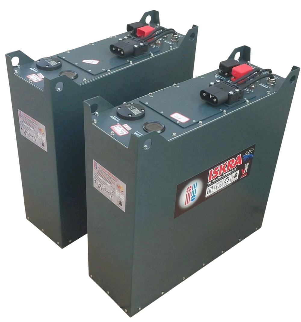 Тяговая батарея ELHIM ISKRA 8 LPF-210Ah 24V 790х210х462 мм