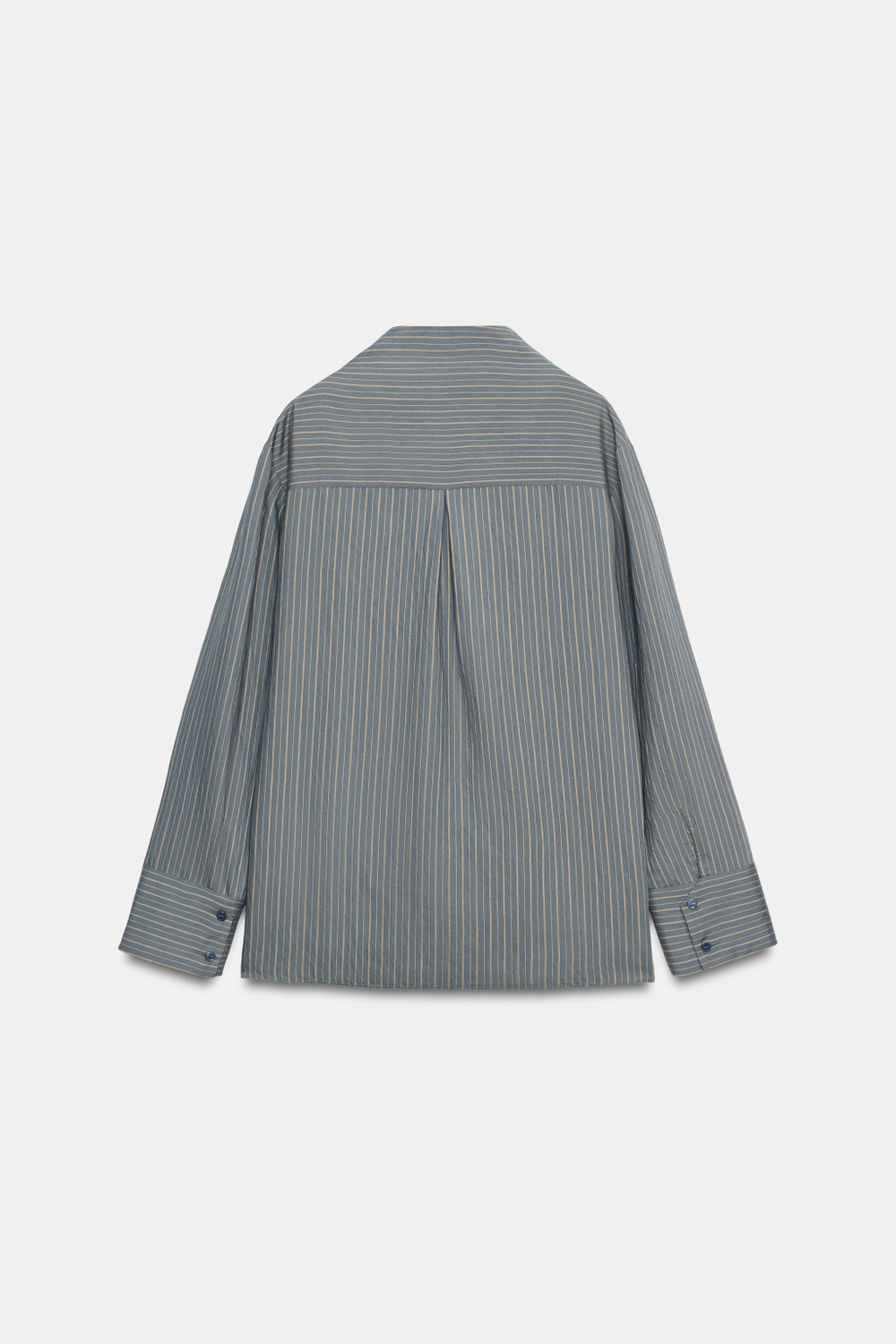 РУБАШКА В ПОЛОСКУ С ЗАПАХОМ — ZW COLLECTION — ZARA