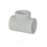 Тройник PP-R белый Дн 40 внутренняя пайка VALFEX 10111040