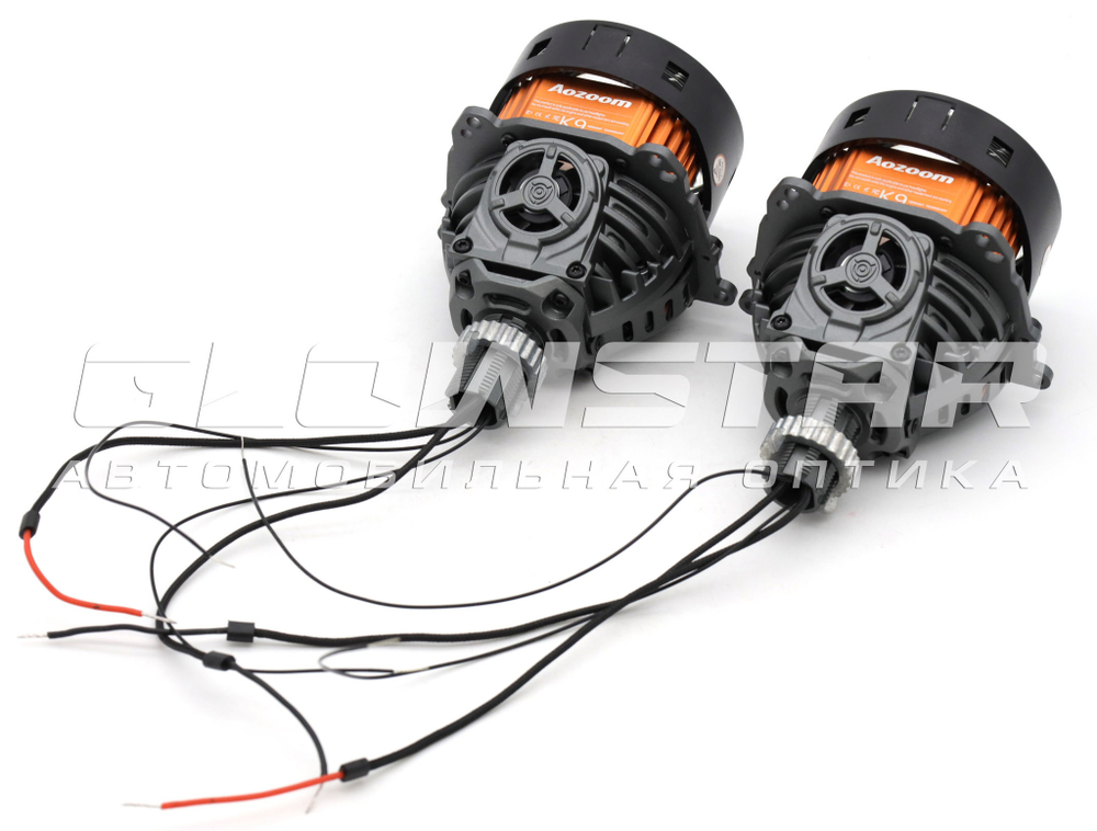 Билед модули Aozoom K9 3.0 дюйма, 2 чипа, 5500K, 12V, 65W/73W, крепление 3R и съемное гаечное (комплект, 2шт)