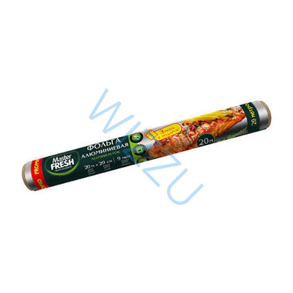 Master FRESH Фольга пищевая 29см* 20м, ролик, 1шт, 9мкм