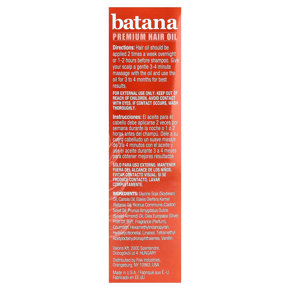 Difeel, масло для волос премиального качества (Batana), 75 мл (2,5 жидк. унции)