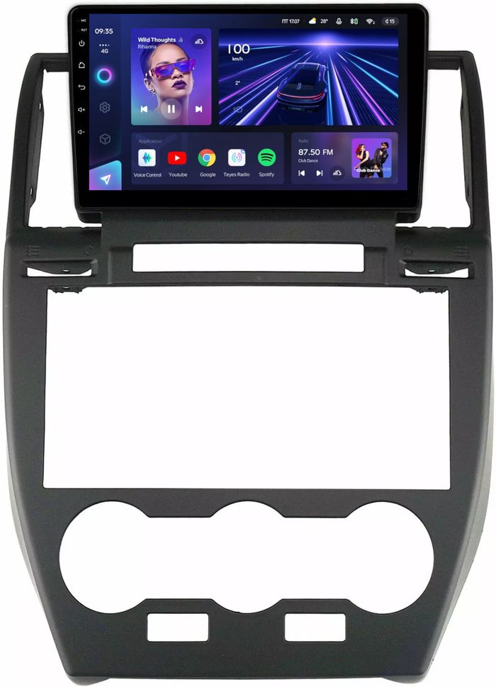 Магнитола для Land Rover Freelander 2 2007-2012 (монохром) - Teyes CC3 Android 10, Быстрая, CarPlay, SIM-слот