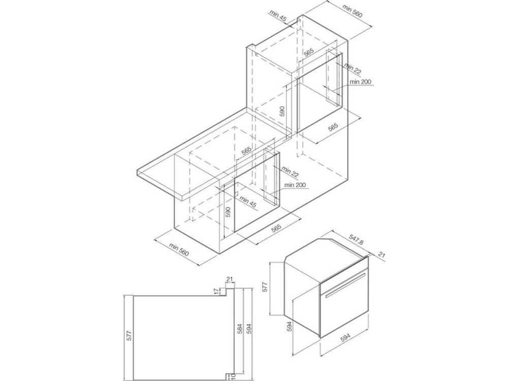 Духовой шкаф GRAUDE BK 60.2 S