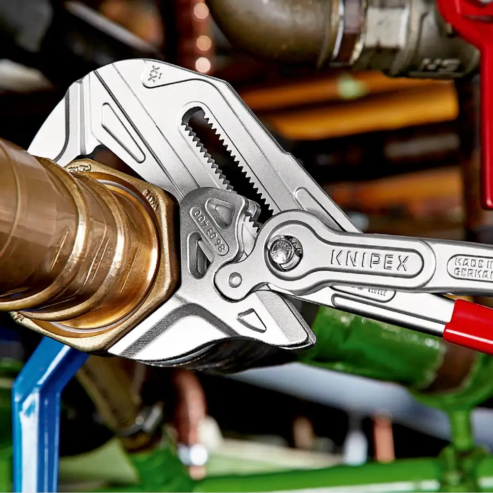 Клещи переставные-гаечный ключ XL хромированные 400 мм Knipex 86 03 400