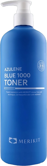 MERIKIT Тоник азуленовый для чувствительной кожи -Azulene Blue 1000 Toner,500 мл
