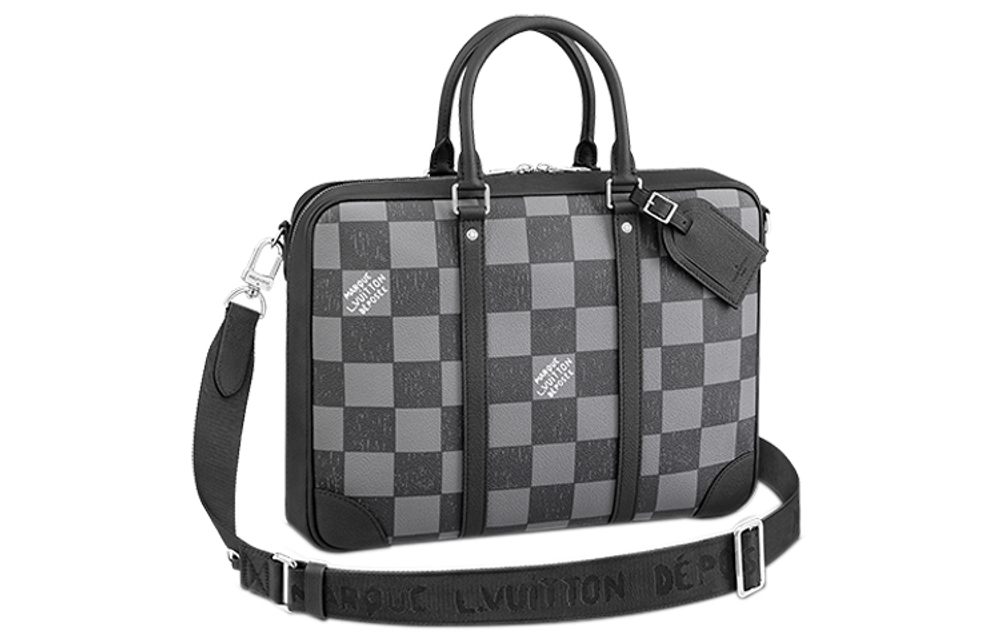 LOUIS VUITTON Sirius Briefcase Graphite